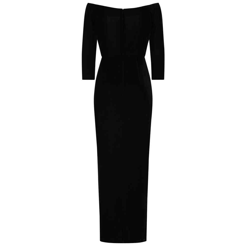 Banned - Amalia Maxi lange jurk - Zwart